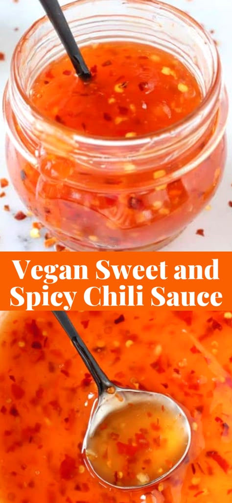 Sweet And Spicy Chilli Sauce, Sweet N Spicy Sauce, Keto Sweet Chili Sauce, Vegan Sweet And Sour Sauce, Szechuan Sauce Recipe, Spicy Chili Sauce Recipe, Sweet And Spicy Chili, Chili Dipping Sauce, Spicy Chili Sauce