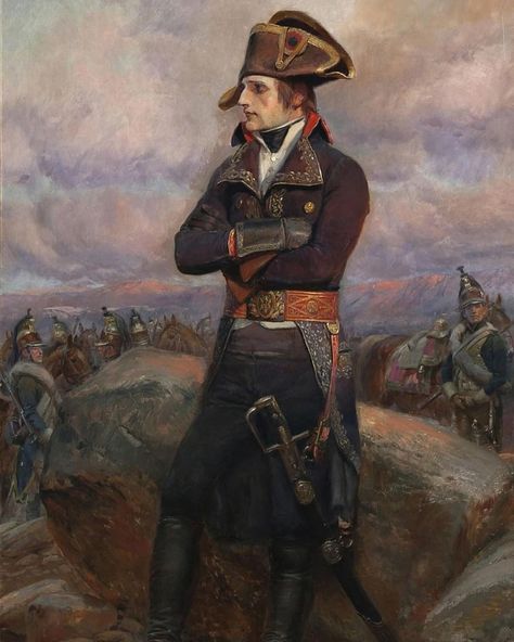 Napoleon Painting, Napoleon Josephine, Man In Uniform, Beauty In Art, The French Revolution, Historical People, Historical Painting, French History, Napoleon Bonaparte