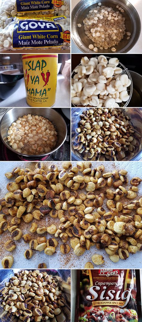 Cornnuts Homemade, How To Make Corn Nuts At Home, Corn Nuts Recipe Homemade, Homemade Corn Nuts Recipes, Corn Nuts In Air Fryer, Homemade Corn Nuts, Corn Nuts Recipe, Seared Tuna Steak, Crazy Corn