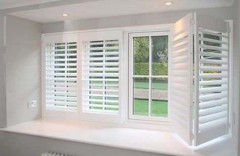 Shutters and Privacy Screens | One Solomons - Brisbane, Gold Coast & Sunshine Coast Window Shutter Blinds, Window Shutters Indoor, Shutters Indoor, California Shutters, Wooden Window Shutters, Indoor Shutters, Interior Window Shutters, Diy Shutters, Shutter Blinds