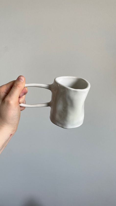 Mug Handles Pottery, Imperfect Pottery, Handle Pottery, Mug Handles, Mug Handle, Mug With Handle, Cup Handles, Pottery Cups, Ceramic Ideas