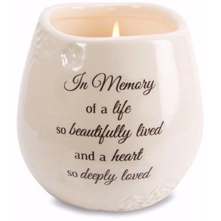 Memorial Candles, Condolence Gift, Candle Quotes, Memorial Ideas, Memorial Candle, Garden Candles, Ceramic Candle, Memorial Service, Ceramic Vessel