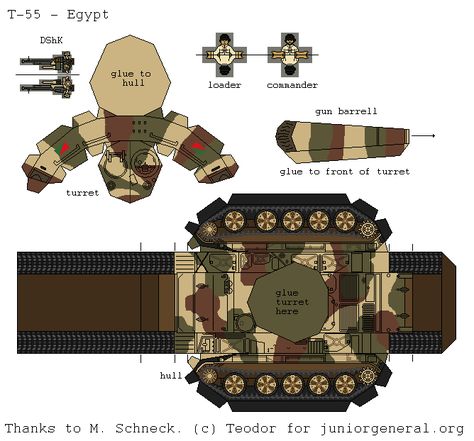 Egypt T-55 (3D Fold Up) | Paper Miniature Paper Tanks, Papercraft Templates, Teaching History, Paper Model, Jumping Jacks, Paper Models, Soviet Union, Folded Up, Free Resources