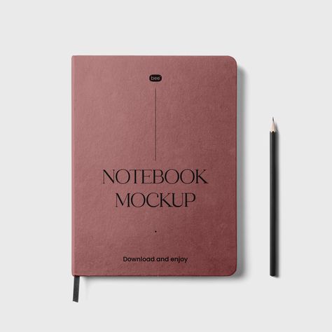 Free A4 Notebook Mockup - mockupbee Notebook Mockup Free, Bee Notebook, Notebook Mockup, Mockup Ideas, A4 Notebook, Felting Projects Ideas, Mockups Free, Wet Felting Projects, Stationary Design