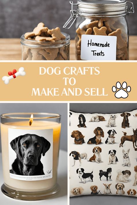 Dog Crafts To Make And Sell – Waggy Tales Dog Related Crafts To Sell, Dog Themed Crafts To Sell, 2025 Craft Trends To Sell, Dog Crafts To Sell, Dog Themed Crafts, Diy Christmas Crafts To Sell, Treat Business, Dog Craft, Animal Charity