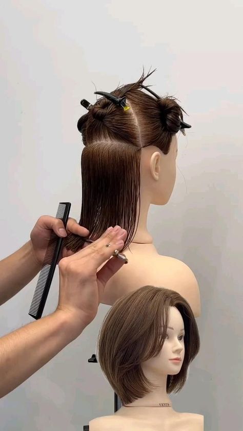 #HairStyleWomanLongHairForWedding #HairStyleWomanLongHairWithLayers #HairStyleWomanLongHairIndian #HairStyleWomanLatest #HairStyleWomanLongBob #HairStyleWomanList #HairStyleWomanLogo #HairstyleWomenMedium #HairstyleWomenMediumHair #HairstyleWomenMidLength #HairstyleWomenMediumLength #MediumHairstyleWomen #HairstyleMarriedWoman #MatureWomenHairstyle #HairstyleMulletWoman Hair Cut Guide, Easy Hair Cuts, Hair Style Korea, Diy Haircut, Hair Inspiration Short, Hair Tips Video, Hair Tutorials Easy, Short Layered Haircuts, Short Hair Tutorial