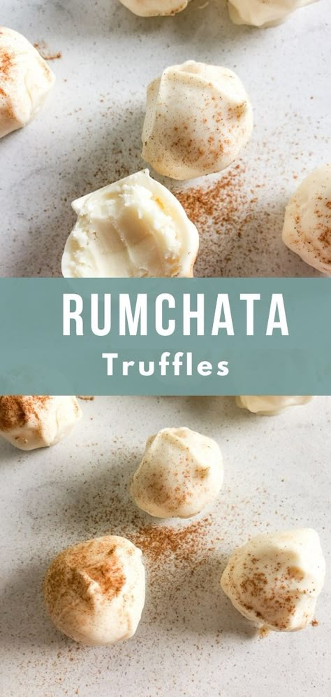 Cake Balls With Alcohol, Alcohol Infused Truffles, Boozy Truffles Recipe, Amaretto Truffles Recipe, Rumchata Dessert Recipes, Alcoholic Truffles Recipe, Alcohol Truffles Recipe, Desserts With Liquor, Truffles With Alcohol