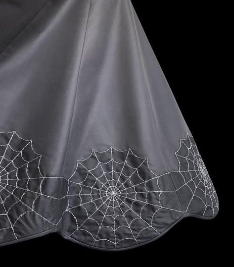 Spiderweb Embroidery, Spiderweb Fashion, Extra Skin, Band Director, Goth Bands, Pathfinder Character, Halloween Celebration, Spider Web, Fall Wardrobe