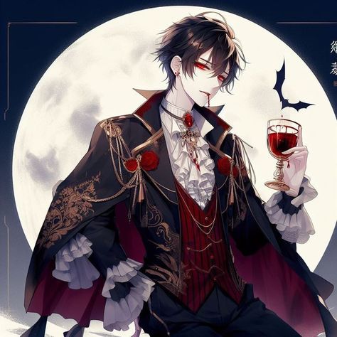 Vampire Boyfriend Anime, Vampire Art Male, Vampire Animes, Vampire Detective, Vampire Male, Manga Halloween, Vampire Guy, Vampire World, Vampire Boyfriend