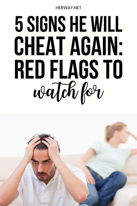 You forgave him once, but now you're worried if he's back to cheating. These 5 signs he will cheat again can help you figure out what's going on. No Emotions, After The Affair, Relationship Prayer, Affair Recovery, Relationship Counselling, Relationship Lessons, Marriage Help, Cheating Husband, Relationship Advice Quotes