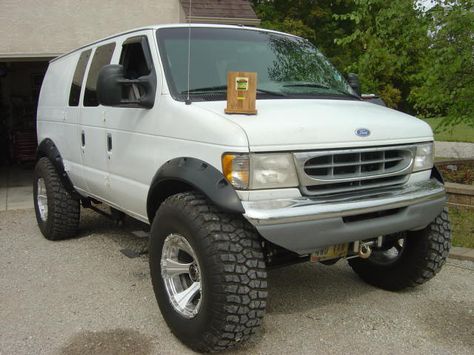 2001 Ford E-350 Quigley 4x4 For Sale - Expedition Portal 4x4 Van For Sale, Factory Conversion, Ford Excursion Diesel, Lifted Van, Ford Econoline Van, Jacked Up Chevy, 4x4 Camper Van, Weld Wheels, Ford E350