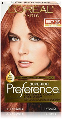 Copper Red Hair Dye, Copper Red Hair Color, Copper Hair Dye, Red Hair Color Shades, Red Hair Dye, Dark Hair Dye, Red Copper Hair Color, Copper Red Hair, Box Dye