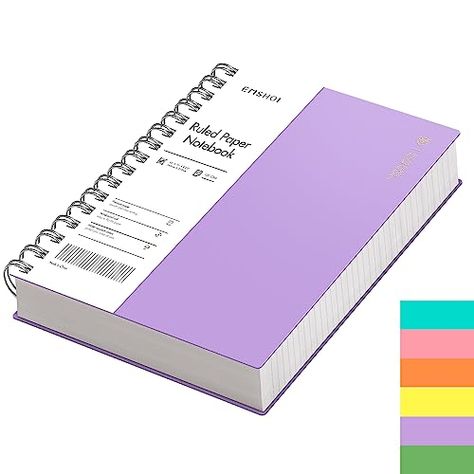 Purple Stationary, Supplies For College, Purple Notebook, Cherry Products, Daily Planner Book, Pretty School Supplies, Notebook School, Stationery Obsession, College Supplies