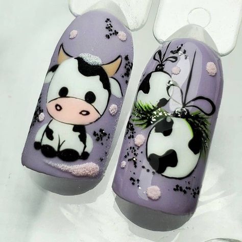 Subtle Nail Art, Disney Acrylic Nails, Nail Art Noel, Witch Nails, Quick Nail Art, Animal Nail Art, Cow Nails, Art Deco Nails, Nail Drawing