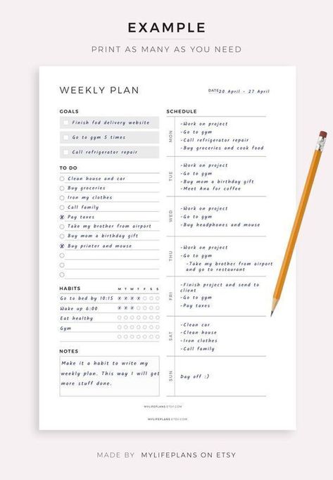 Weekly Planner Printable, Weekly Goal Planner, Weekly to Do List, Weekly Habit Tracker, Weekly Ag... personalplanner #hyperlinkplanner #student_daily_planner_aesthetic #pocketplanner🔶. Weekly Goal Planner, Study Planner Printable Free, Habit Tracker Weekly, Air Well, To Do List Weekly, Life Raft, Simple Weekly Planner, Weekly Habit Tracker, Weekly Planner Free Printable