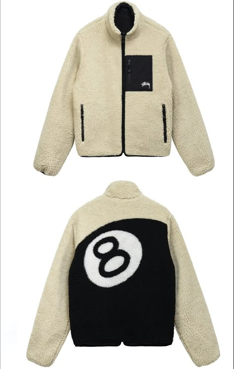 Stussy 8 Ball Sherpa Jacket Outfit, Stussy Sherpa Jacket, 8ball Jacket, 8 Ball Sherpa Jacket, Stussy Fleece Jacket, Stussy 8 Ball Fleece, Stussy 8 Ball Sherpa, 8 Ball Fleece, Stussy Fleece