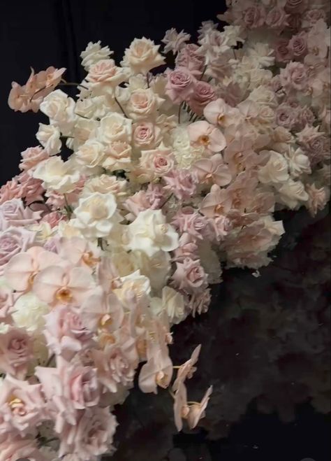 Sukkah Inspiration, Blush Wedding Flowers, Shell Pink, Flowers Aesthetic, Reception Decor, Wedding Florals, Blush Wedding, Reception Decorations, Floral Wedding