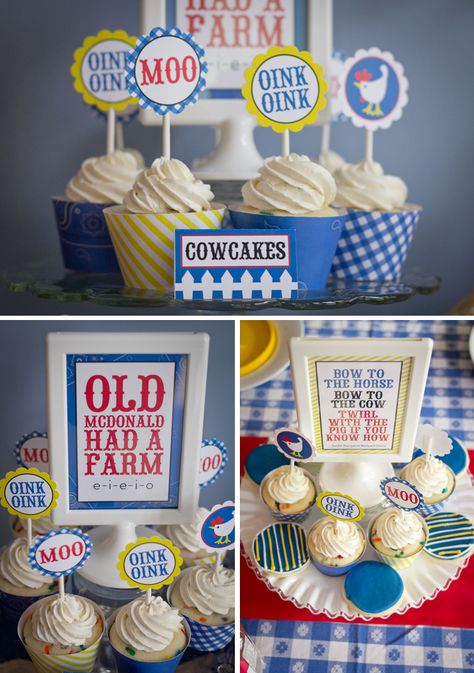 Adorable Barnyard Playdate Party + Inspiration Pictures! Farm 2nd Birthday Party, On The Farm Birthday Party, Farm 2nd Birthday, Farm 1st Birthday, Farm Birthday Party Ideas, Farmyard Party, Farm Party Ideas, Western Themed Party, Metal Trough