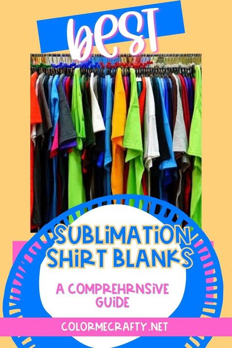 You will want to use the best shirt blanks to ensure the highest quality for your sublimation projects. Find out which ones to use and get tips on where to find them. Sublimation Shirt, Best Shirt, Polyester Resin, Sublime Shirt, Blank T Shirts, Sublimation Projects, Just So You Know, Sublimation Blanks, Post It Notes