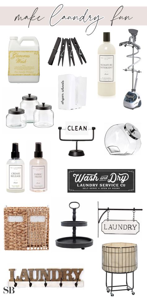 Laundry Room Essentials Products, Laundry Room Essentials List, Amazon Laundry Room Must Haves, Laundry Must Haves, Laundry Room Essentials, Laundry Room Supplies, Laundry Accessories, Laundry Basket On Wheels, Kitchen Essentials List