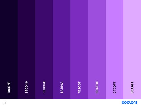 Mulberry Color Palette, Palette Viola, Purple Room Decor Ideas, Purple Hex, Purple Color Code, Paint Color Combos, Purple Room Decor, Purple Room, Purple Palette