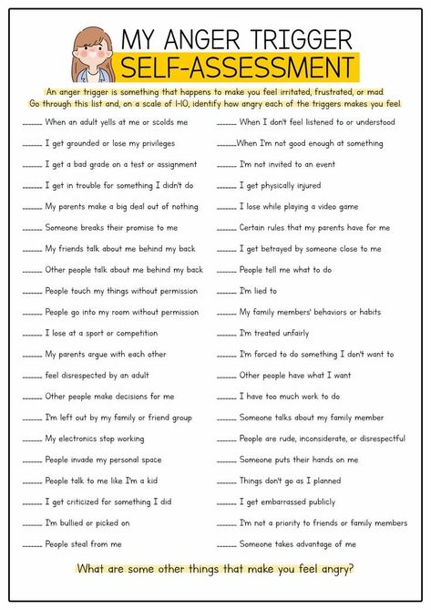 Anger Coping Skills, Identifying Triggers, Worksheets For Adults, Anger Worksheets, Anger Management Activities, Anger Management Worksheets, Coping Skills Activities, Counseling Worksheets, Social Emotional Activities