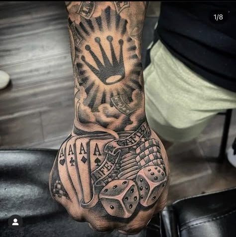 Latin Kings Tattoos, Crown Tattoo Men, Men Tattoos Arm, Tattoos Arm Sleeve, Hard Tattoos, Chicano Tattoos Sleeve, Skull Hand Tattoo, Cherub Tattoo, Simple Tattoos For Guys