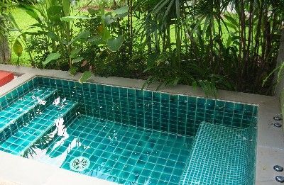 Keep cool with a small plunge pool Small Swimming Pools, Plunge Pools, Mini Pool, Small Pool Design, Splash Pool, Small Pools, Backyard Pools, Dream Pools, Backyard Pool Designs