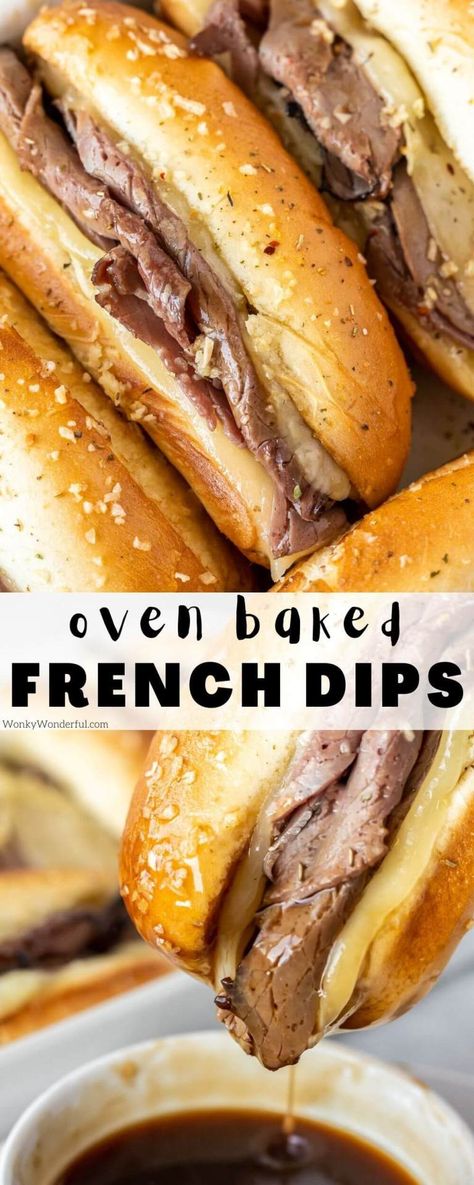 Stove Top French Dip Sandwich, Arbys French Dip Sandwich, French Dip Sandwich Dutch Oven, French Dip Sandwich Stovetop, French Dip Oven, French Dip Stove Top, French Dip Squares With Crescent Rolls, Oven Baked Sandwiches Recipes, Aus Jus Recipe French Dip Roast Beef