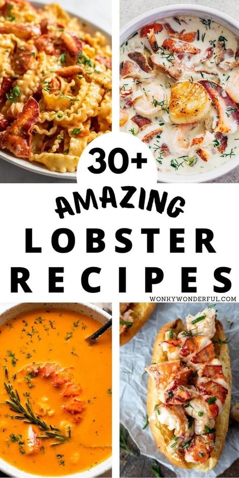 Recipes With Lobster, Lobster Pizza, Lobster Roll Recipes, Lobster Pasta, Lobster Dishes, Lobster Recipes Tail, Lobster Dinner, Lobster Mac And Cheese, Seafood Entrees