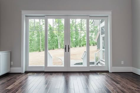 Balcony Sliding Patio Doors, Glass Sliding Door Design Indoor Outdoor, Indoor Outdoor Sliding Glass Doors, Glass Sliding Door Design Balcony, Three Panel Sliding Patio Door, French Doors Patio Exterior, Double Sliding Glass Doors, Modern Windows And Doors, Sunroom Remodel