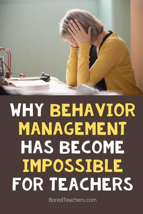 10 Reasons Why Behavior Management Has Become Impossible for Teachers Middle School Classroom Management, School Discipline, Teacher Burnout, Effective Classroom Management, Teaching Classroom Management, Substitute Teaching, Behavior Interventions, Behaviour Management, Classroom Behavior Management