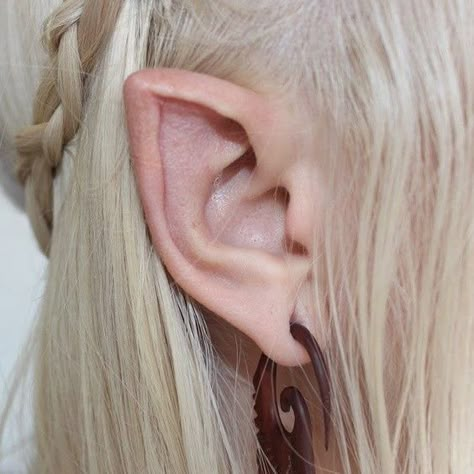 Pike Trickfoot Aesthetic, Pike Trickfoot, Labret Vertical, Scene Girl, Adventure Zone, Pointed Ears, The Adventure Zone, Elf Ears, Vox Machina