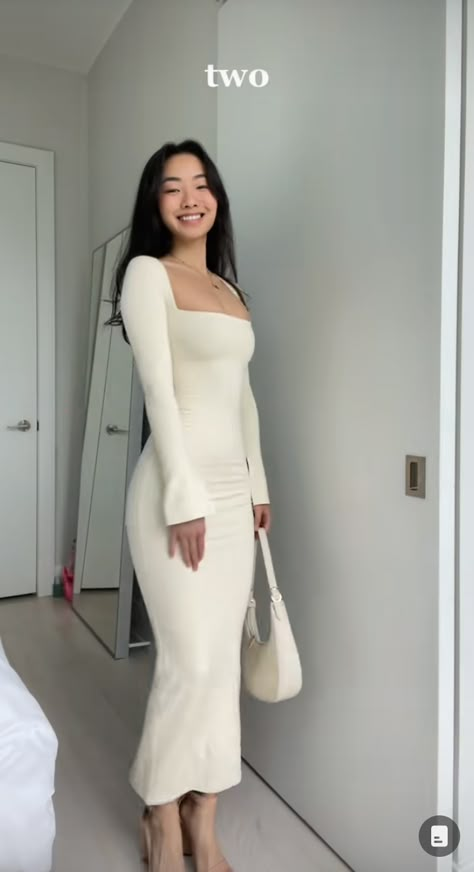 White Tight Dresses Long, Classy Bodycon Dress Outfit, Long Bodycon Dress Outfit Birthday, Long White Graduation Dress, White Long Bodycon Dress, Graduation Dress Simple, White Graduation Dress Long, Graduation Outfit Ideas White, Simple Graduation Dresses