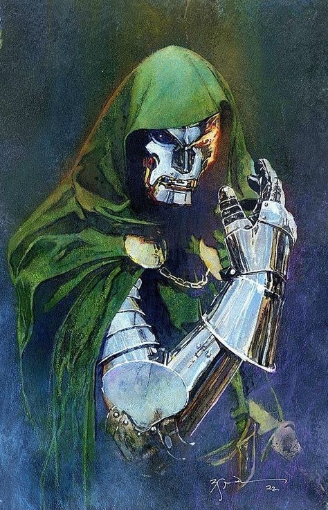 Doctor Doom Doctor Doom Art, Doctor Doom Marvel, Doom Art, Victor Von Doom, Bill Sienkiewicz, Fantastic 4, Doctor Doom, Dr Doom, Mf Doom