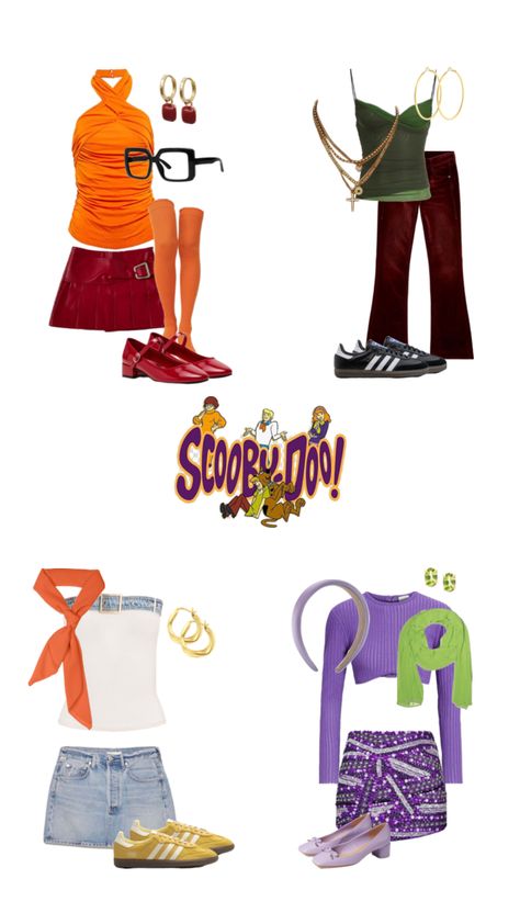 Casual Halloween Outfits Costumes, Casual Halloween Costumes, Scooby Doo Halloween Costumes, Casual Halloween Outfits, Cartoon Halloween Costumes, 80s Halloween Costumes, Scooby Doo Halloween, Women Halloween Costume Ideas, Couples Halloween Costume Ideas