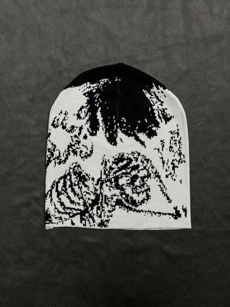 Japanese Brand Fire Burning Skeletons Graphic No Cuff Skull Cap Beanie Hat | Grailed Hiphop Y2k, Y2k Skull, Skeleton Beanie, Alternative Beanie For Streetwear, Halloween Streetwear Beanie, Skull Cap Bandana, Fire Burning, Japanese Graphic, Men's Accessories