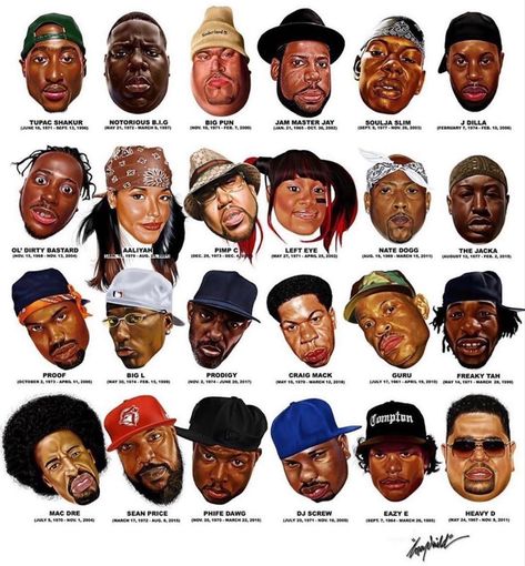 History Of Hip Hop, Hip Hop Legends, Estilo Cholo, Hip Hop Classics, Hip Hop Artwork, Old School Hip Hop, Rapper Art, Real Hip Hop, Hip Hop And R&b