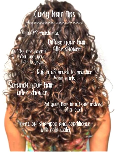 Tips For Curly Hair, Healthy Curly Hair, Curly Hair Care Routine, Curly Hair Styles Easy, Haircuts For Curly Hair, Hairdos For Curly Hair, Curly Girl Method, Hair Help, Wavy Curly Hair