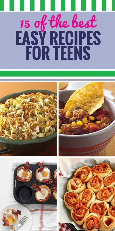 15 Easy Recipes for Teens. Teens are starting to develop their own tastes, and often have more time to make food than their parents (especially when they're eating 100 meals a day). These recipes are easy enough to whip up any time. Here's an idea - make Teen Cooking Recipes, Easy Recipes For Teens, Recipes For Teens, Pumpkin Cookies Easy, Cooking Recipes Easy, Recipe For Teens, Meals For Kids, Cooking Fish, Kid Recipes