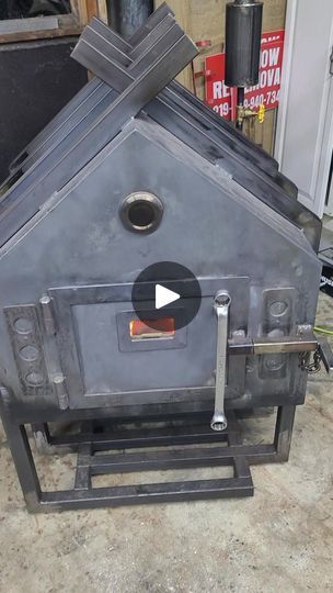 933K views · 28K reactions | Another look at my wood burning stove. | By Ricco Bertoletti | Winter setting in I brought the
wood burning stove back put it in the garage let me show you a
couple of cool things so the way he built this by the way
guys I don't think he's building this there's too much
liability so he built one for me aha you can't have one but
see what these things do that's actually blowing air out of the
top. Pulling it in from the bottom. Bringing it through
here, getting heated up and through convection, it's
blowing air out of the top. Um this is my oil drip. So, if I
need to get the fire going, fill this up with oil, adjust
the valve, once the fire is going, if I want it hotter, I
actually have two of these fans. It only needs one but he
put two in because he does every Wood Stove Heat Exchanger, Diy Wood Stove How To Build, Wood Stove Design, Homemade Wood Stove, Wood Burning Stove Ideas, Wood Stove Heater, Small Wood Burning Stove, Barrel Stove, Oil Stove