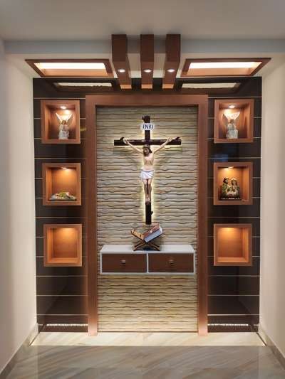 Catholic Alters For Home, Prayer Altar At Home, Altar Design Home Modern, Small Altar Design Home Catholic, Prayer Room Ideas Catholic, Christian Altar Ideas For Home, Alter Design For Home Catholic, Altar Design Home Catholic, Small Prayer Room