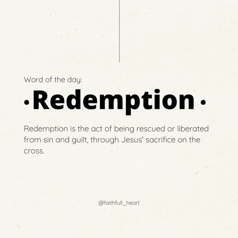 A word to think about... ✨ ༒•𝓡𝓮𝓭𝓮𝓶𝓹𝓽𝓲𝓸𝓷•༒ How have you experienced Jesus' redemption in your life? ❤️🙏 #Redemption #god #love #crist #grace #merciful #viral #real #truth #post Quotes About Redemption, Redemption Aesthetic, Redemption Quotes, Mercy Quotes, Pjo Fanart, Side Character, Gods Mercy, Sound And Vision, Kingdom Of God