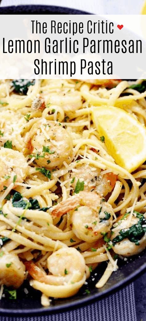 Garlic Parmesan Shrimp Pasta, Parmesan Shrimp Pasta, Shrimp Parmesan Pasta, Parmesan Shrimp, Shrimp Pasta Recipes Easy, Garlic Parmesan Shrimp, Lemon Garlic Shrimp Pasta, Shrimp Parmesan, Lemon Garlic Sauce