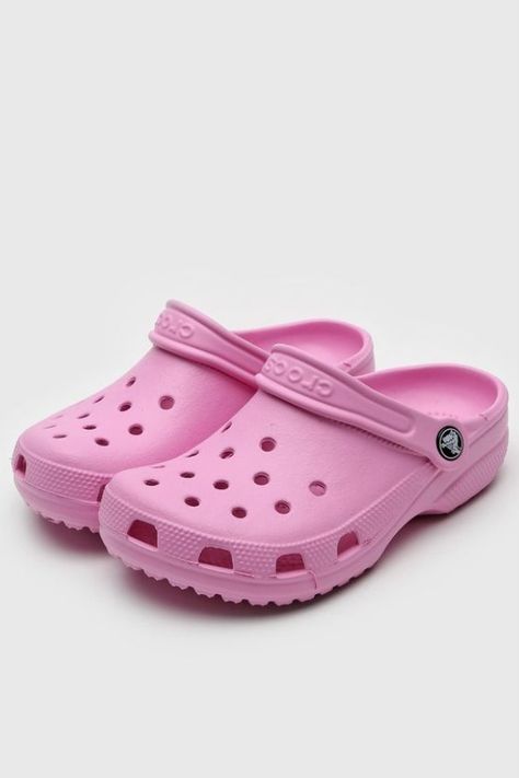 Crocs For Women And Men: The Crocs Classic Clogs Are Not Only The Most Comfortable Shoes For Women And Men But Also Easy To Clean Just Using Soap And Water And Allowing For A Quick Dry. Pink Crocs, Crocs Fashion, Pretty Shoes Sneakers, Shoe Wishlist, Birthday Wish List, Crocs Classic Clogs, Clog Shoes, Cute Nike Shoes, Birthday Wish