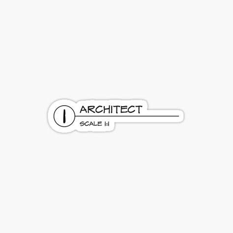 Architect Stickers Aesthetic, Architect Stickers, Architecture Stickers, Sticker Design Ideas, Engineering Poster, Graduation Logo, Luxe Logo, Graduation Card Messages, Logo Creator