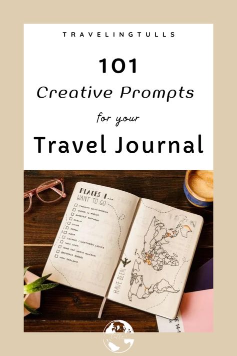 Minimal Travel Journal, Diy Bucket List Journal, Cool Journal Ideas Creative, Travel Journal First Page Ideas, Travel Journaling Ideas, Travel Journal Page Ideas, How To Make A Travel Journal, Travel Journey Book Ideas, Traveling Journal Ideas