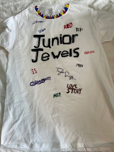 Junior Jewels Shirt, Party 2023, Taylor Swift Concert, Concert Outfits, Eras Tour, Bday Party, My Photos, Love Story, Taylor Swift