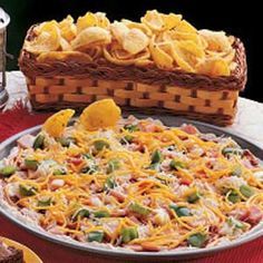 Pizza by the Scoop - "This tasty cold snack dip is one of my most-requested recipes and always pleases friends at get-togethers," relates Georgene Robertson of Pikeville, Kentucky. "People keep scooping until the platter is clean." Cream Cheese Snacks, Dip Recipes Hot, Cold Snack, Pizza Dip, Dips And Appetizers, Snack Dip, Cold Appetizers, Dips Appetizers, Recipes Appetizers And Snacks