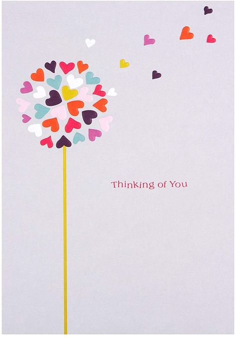 Hallmark Thinking Of You Card Love Hearts'' - Medium : Amazon.co.uk: Stationery & Office Supplies Thinking Of You Meme, Thinking Of You Images, Best Wishes Card, Thinking Of You Quotes, Happy Pongal, Sympathy Quotes, Illustration Quotes, Words Of Comfort, Daily Encouragement